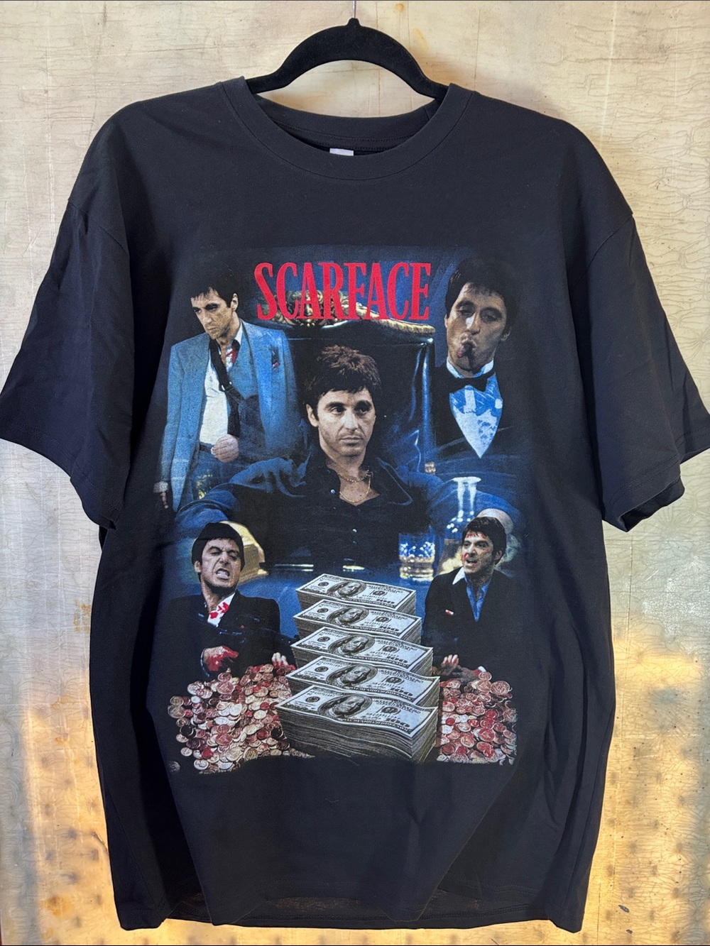 Scarface Graphic Black Short-Sleeve Tee